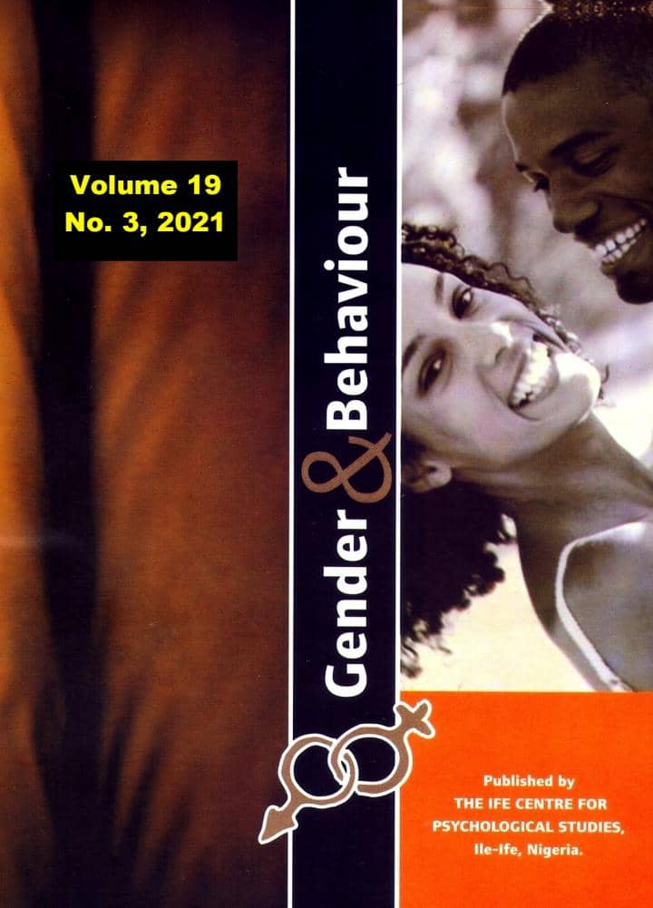 Gender and Behaviour journal cover