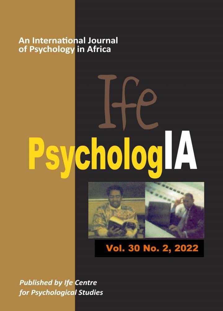 Ife PsychologIA journal cover